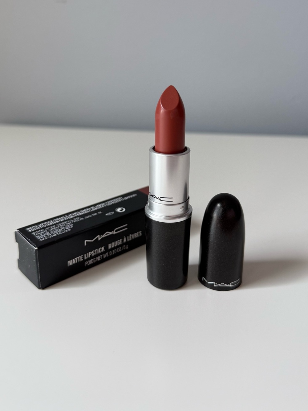 LMAC Retro Matte Lipstick - 626 Whirl (Mauve Brown)